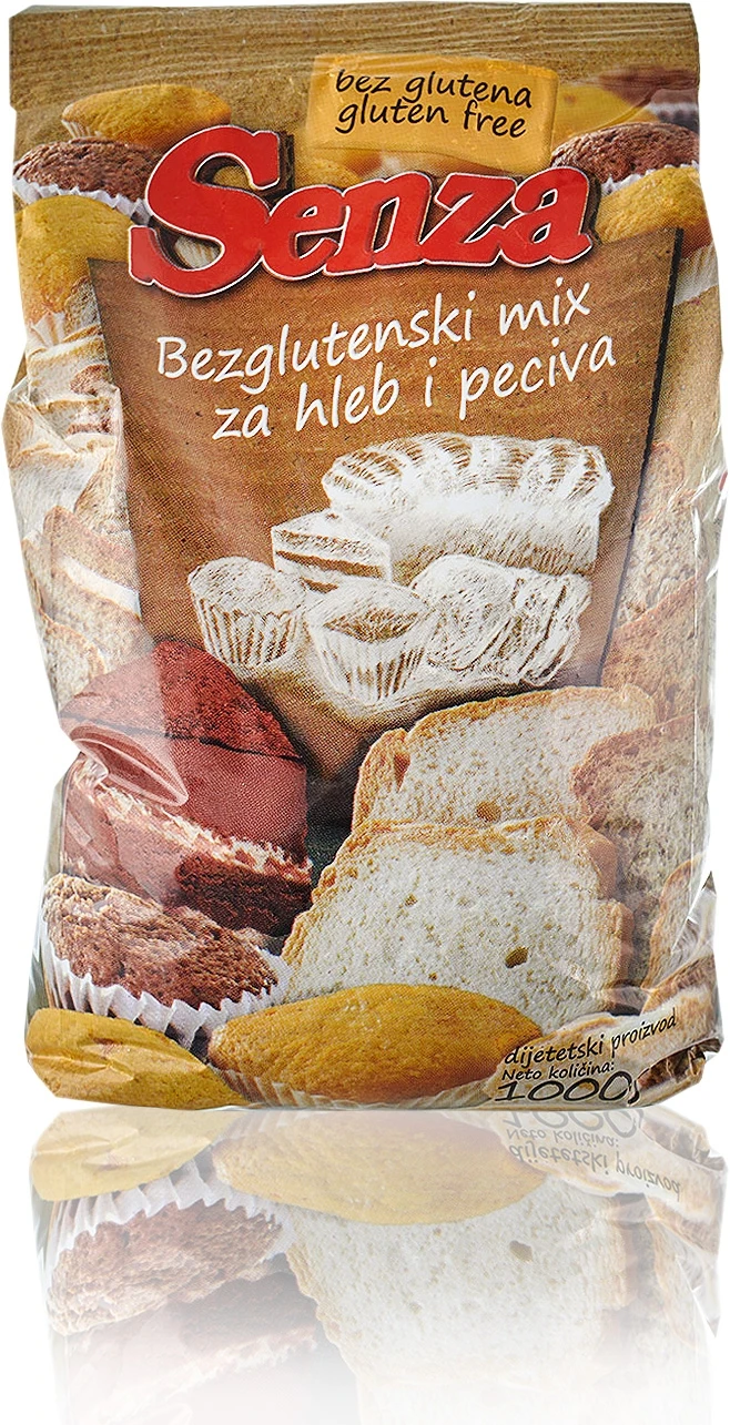 Miks za hleb i peciva Senza (sert. bez glutena) 1 kg Senza